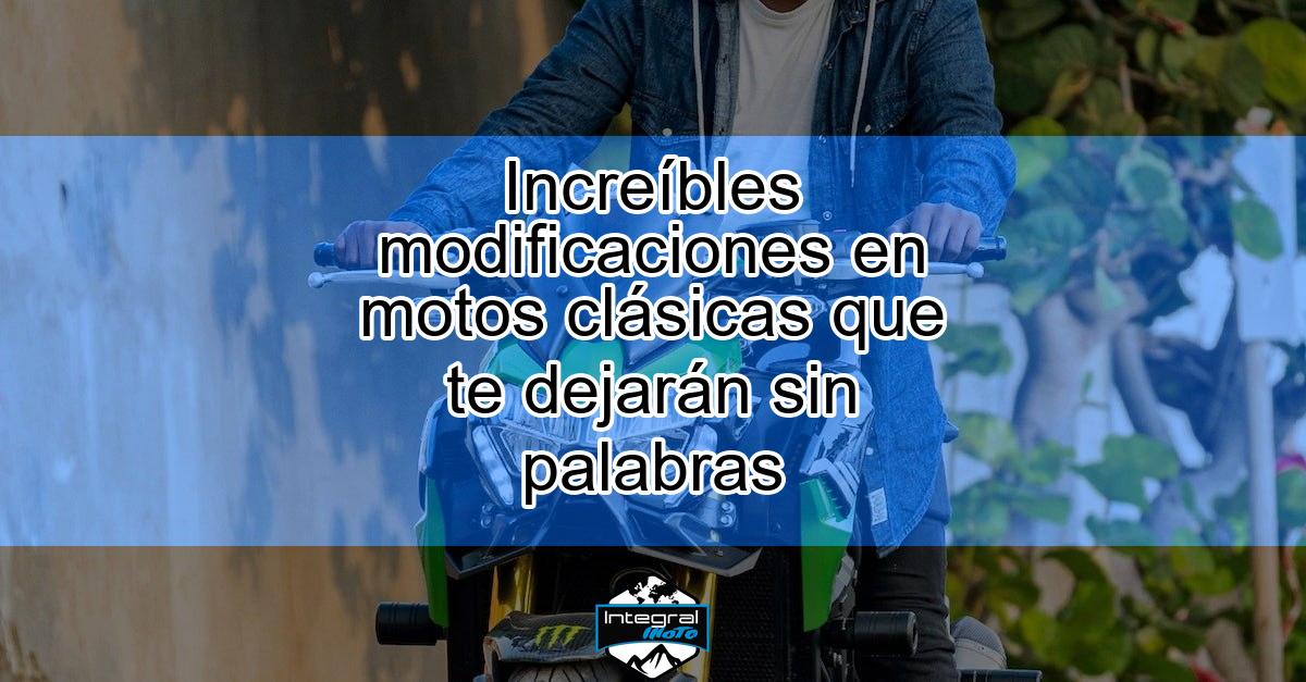 En este momento estás viendo Increíbles modificaciones en motos clásicas que te dejarán sin palabras