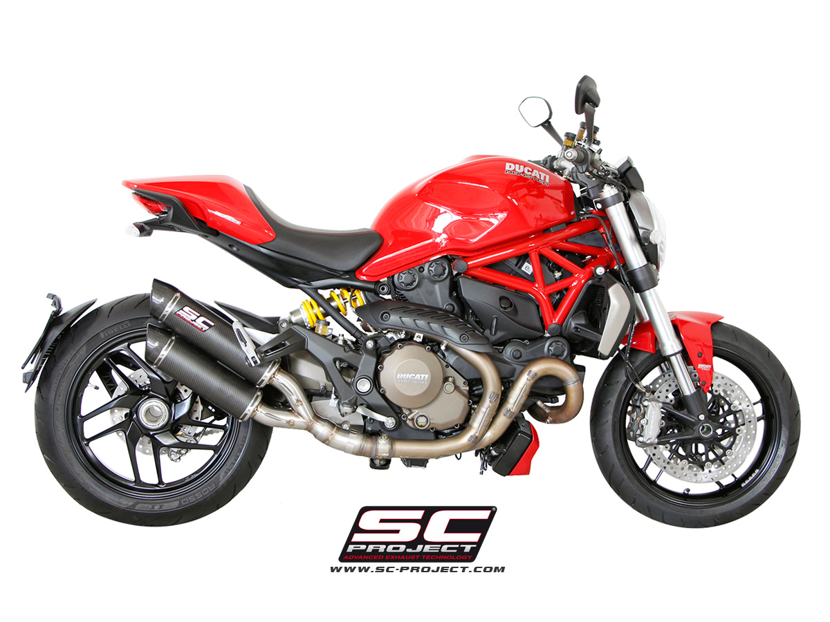 TWIN EXHAUST DUCATI MONSTER 1200