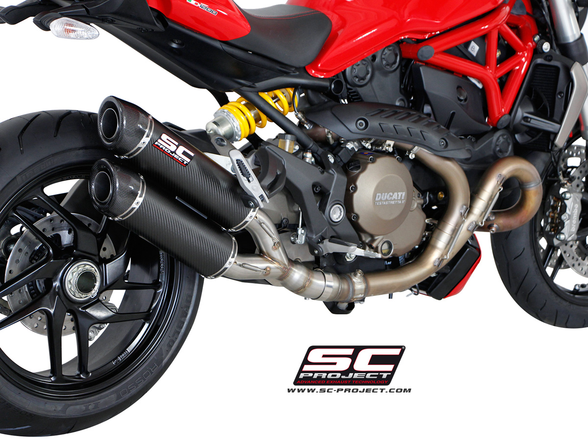 SCARICO DOPPIO SOVRAPPOSTO DUCATI MONSTER 1200