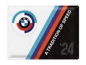 Letrero de chapa »BMW Motorsport« 40 x 30 cm – Nostalgic Art