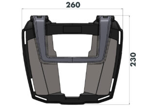 Portatopcase Hepco&Becker »EASYRACK« BMW F 850 GS