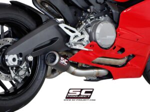 DUCATI&nbsp;PANIGALE 899 (2013- 2015)<br>Silenciador CR-T, con grupo semi-completo