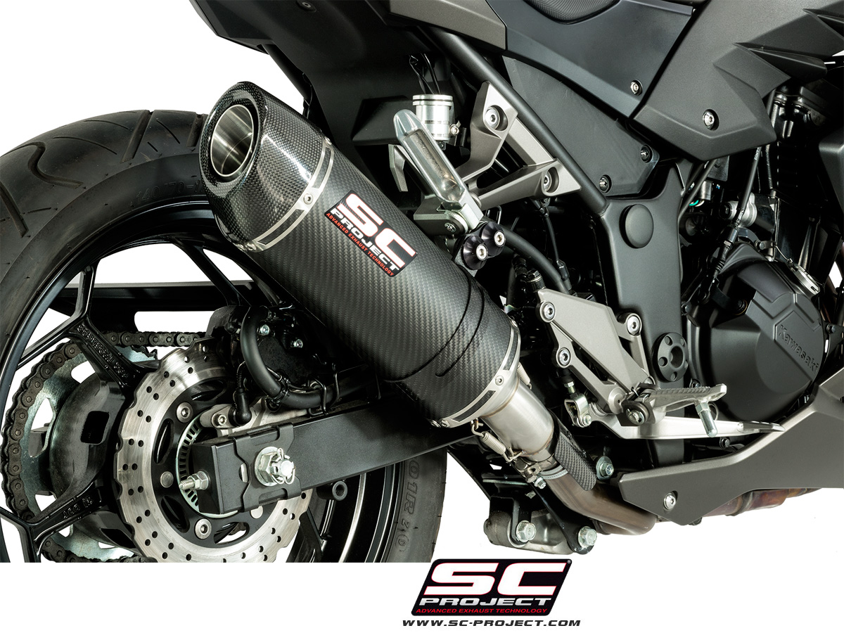 K23-12C_kawasaki_z300_scproject_sc-project_carbon_oval_muffler_exhaust