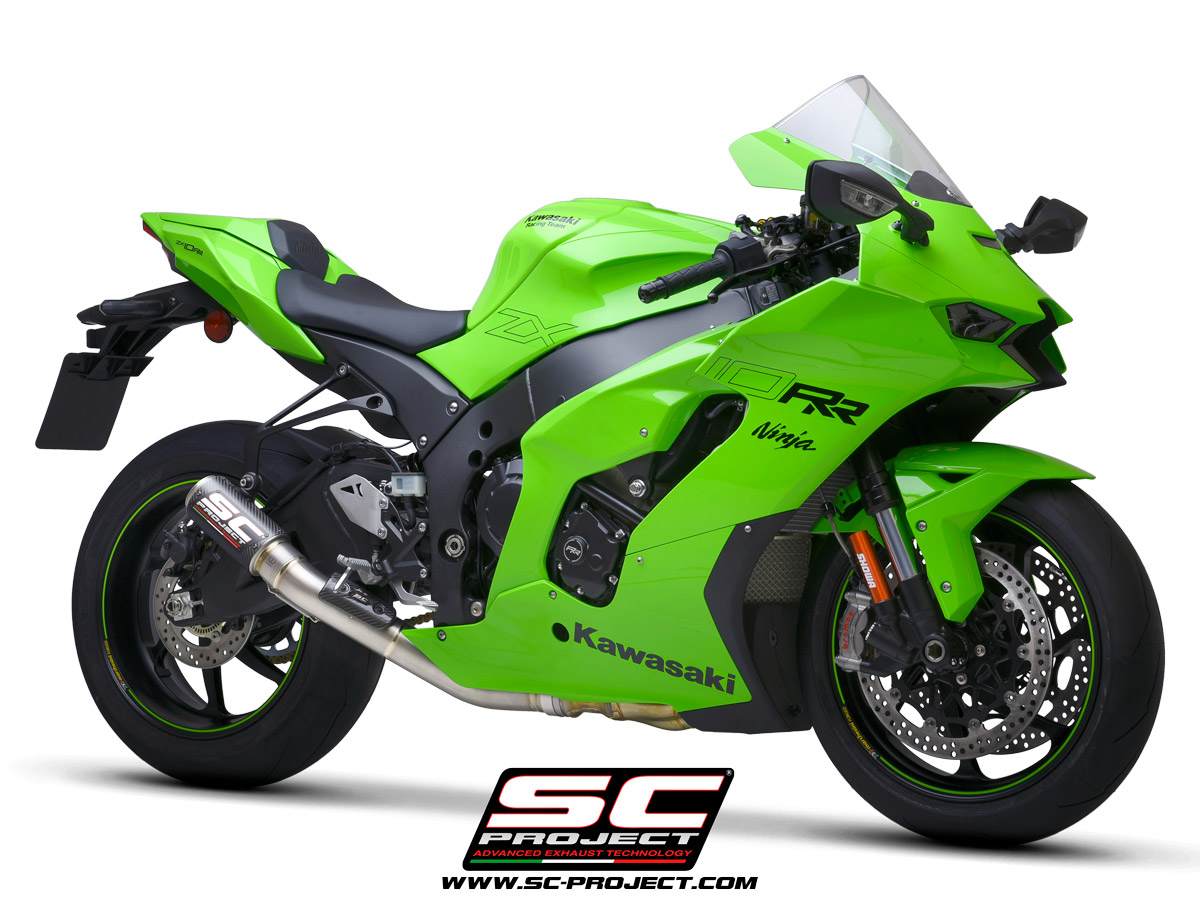 KAWASAKI NINJA ZX-10R - RR (2021)Silenciador CR-T, carbono, con