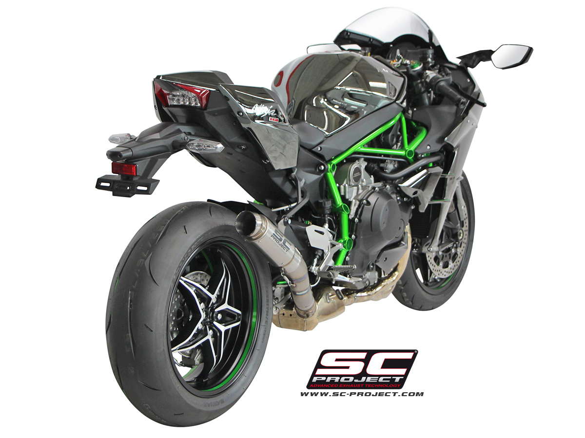 FULL TITANIUM KAWASAKI NINJA H2 AUSPUFF SILENCER